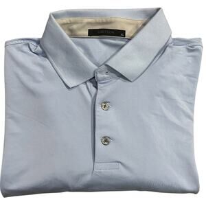 Greyson Performance Golf Polo Shirt XL Pale Ice Blue Clean No Exterior Logo**